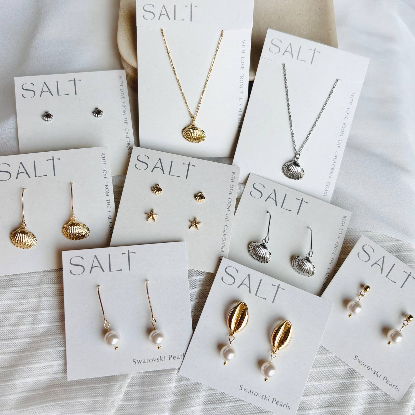 Seashell Stud | silver