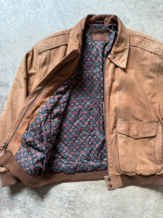 Vintage Genuine Leather Bomber