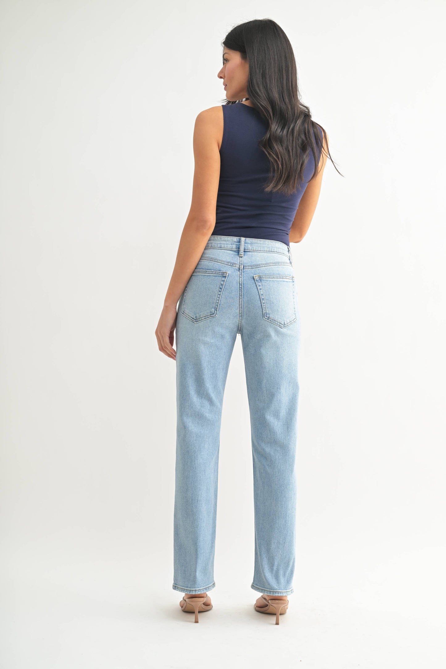 Claira Clean Stretch Straight Denim