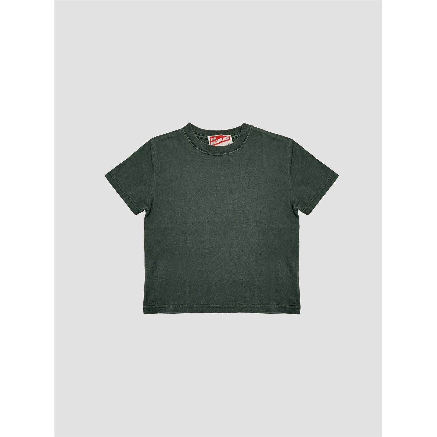 Perfect Fit Mom Cropped Tee- Pine