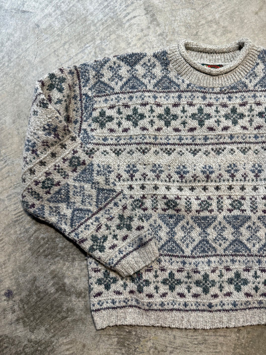 Vintage Wool Mock Neck Sweater