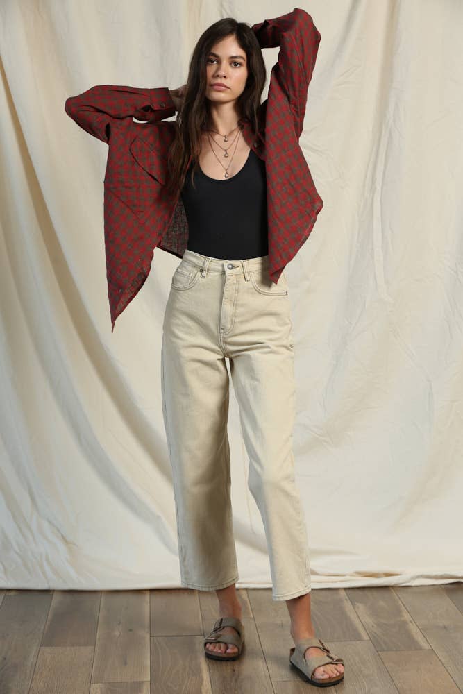 Max Linen Flannel Button-up