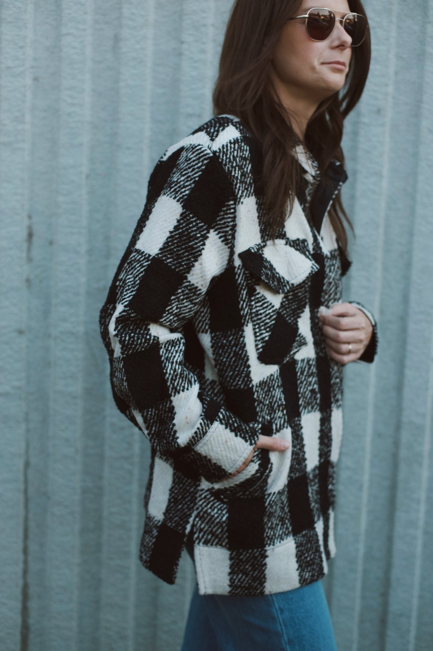 James Wool-blend Button Down Shacket Coat