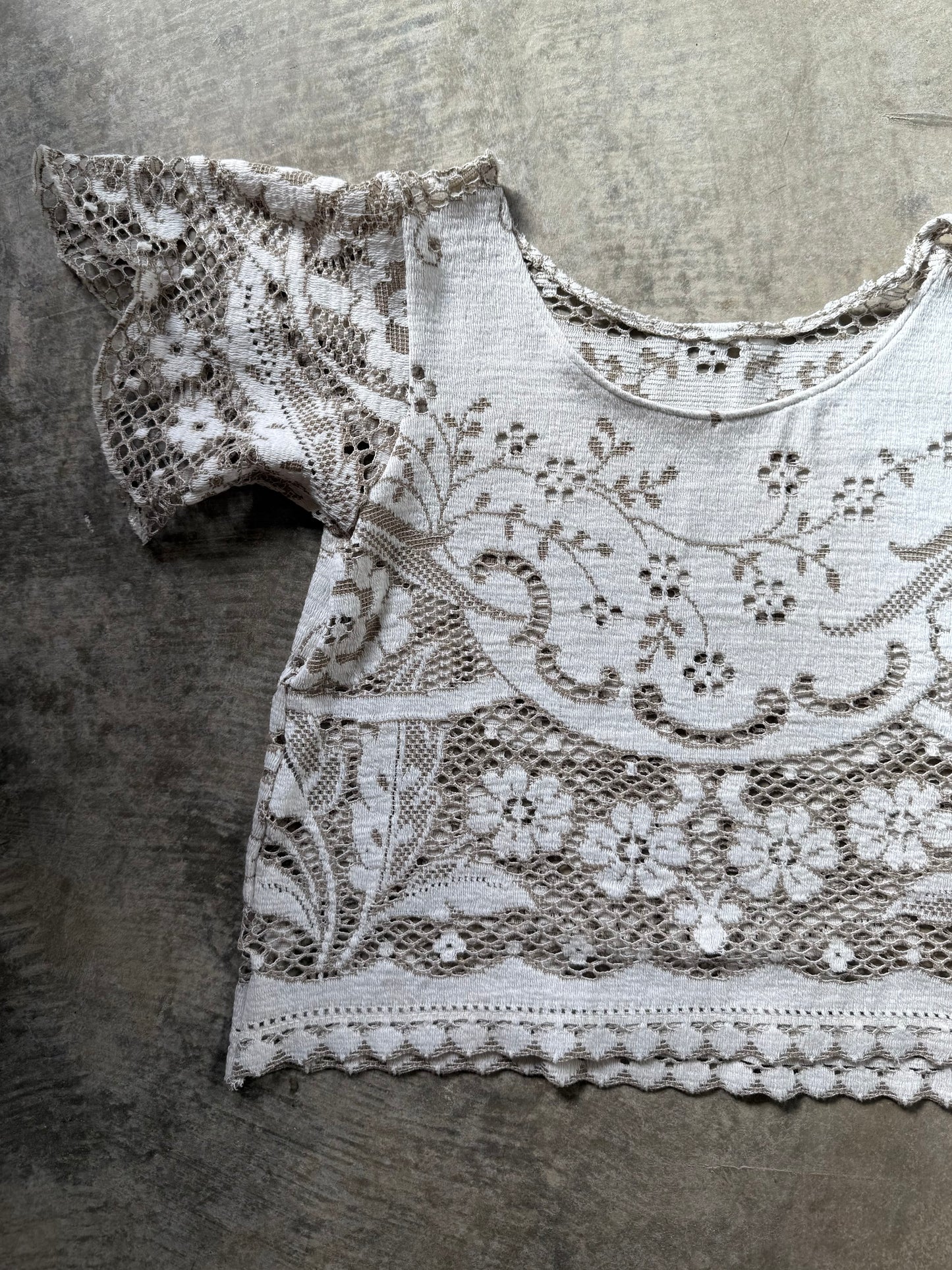 Handmade Vintage Tablecloth Tee