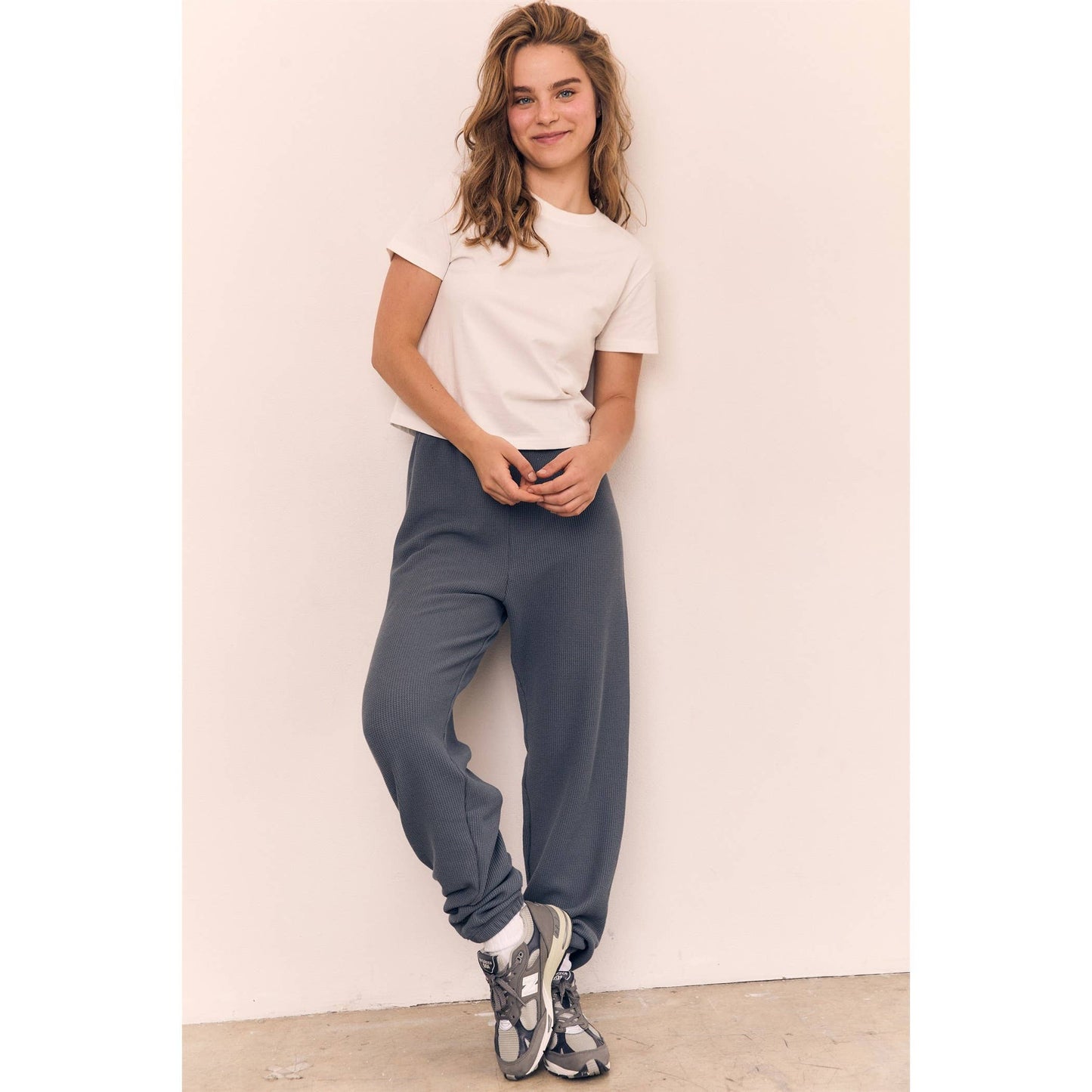 Perfect Fit Mom Cropped Tee-White