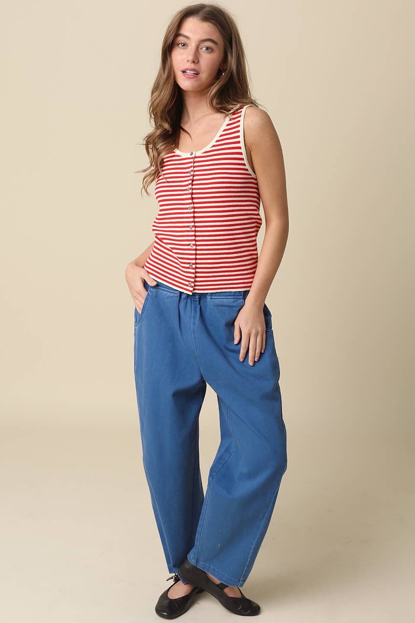 Zoey Loose Waist Baggy Pants