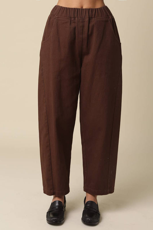Ali Baggy Elastic Waist Lantern Pants