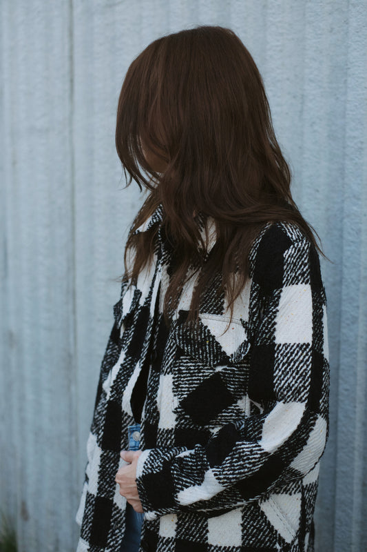 James Wool-blend Button Down Shacket Coat