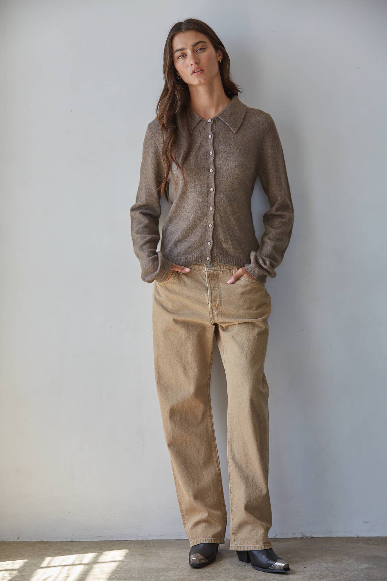 Helena Knit Button Down Cardigan