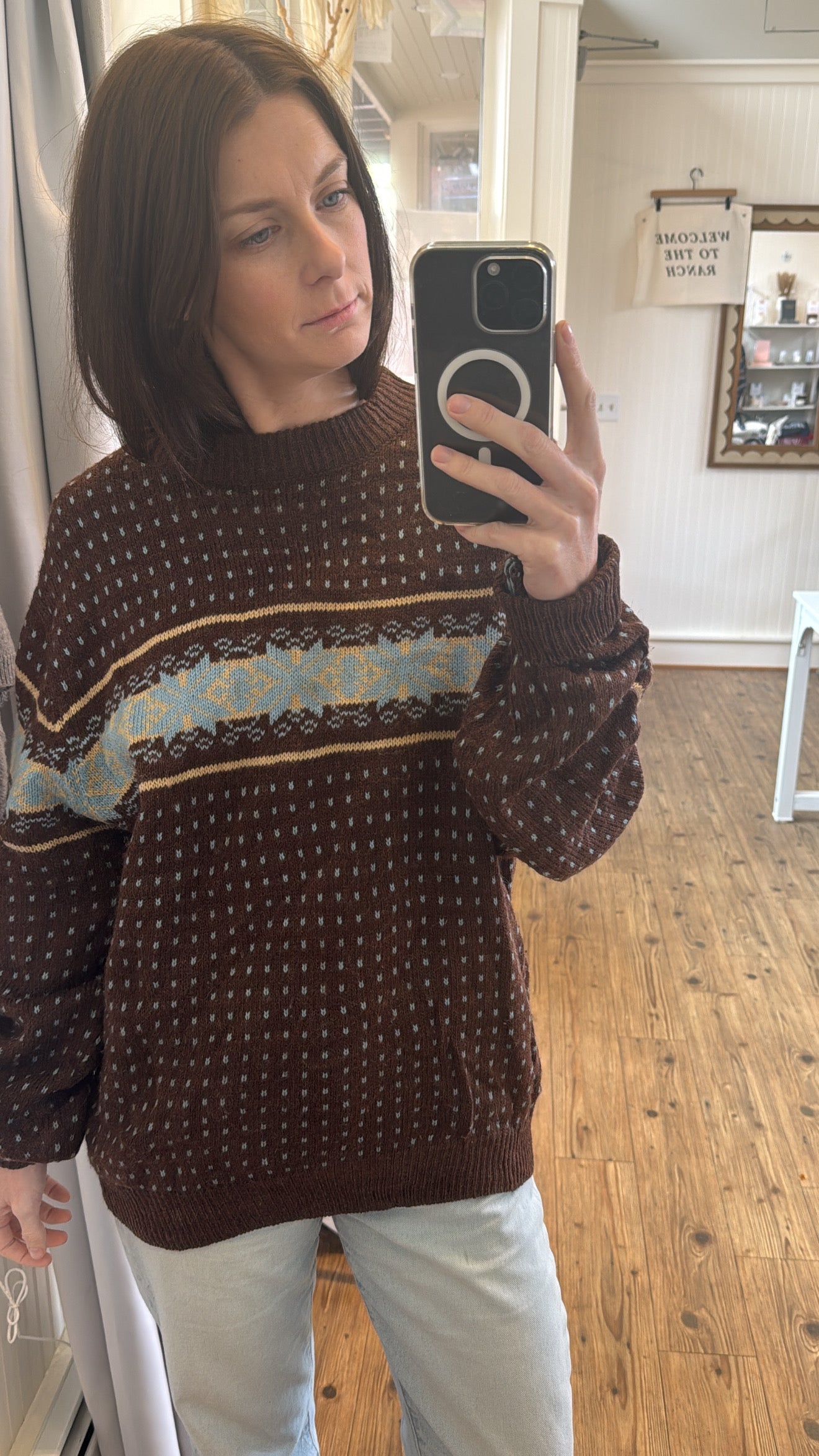 Vintage 70’s Nordic Ski Sweater