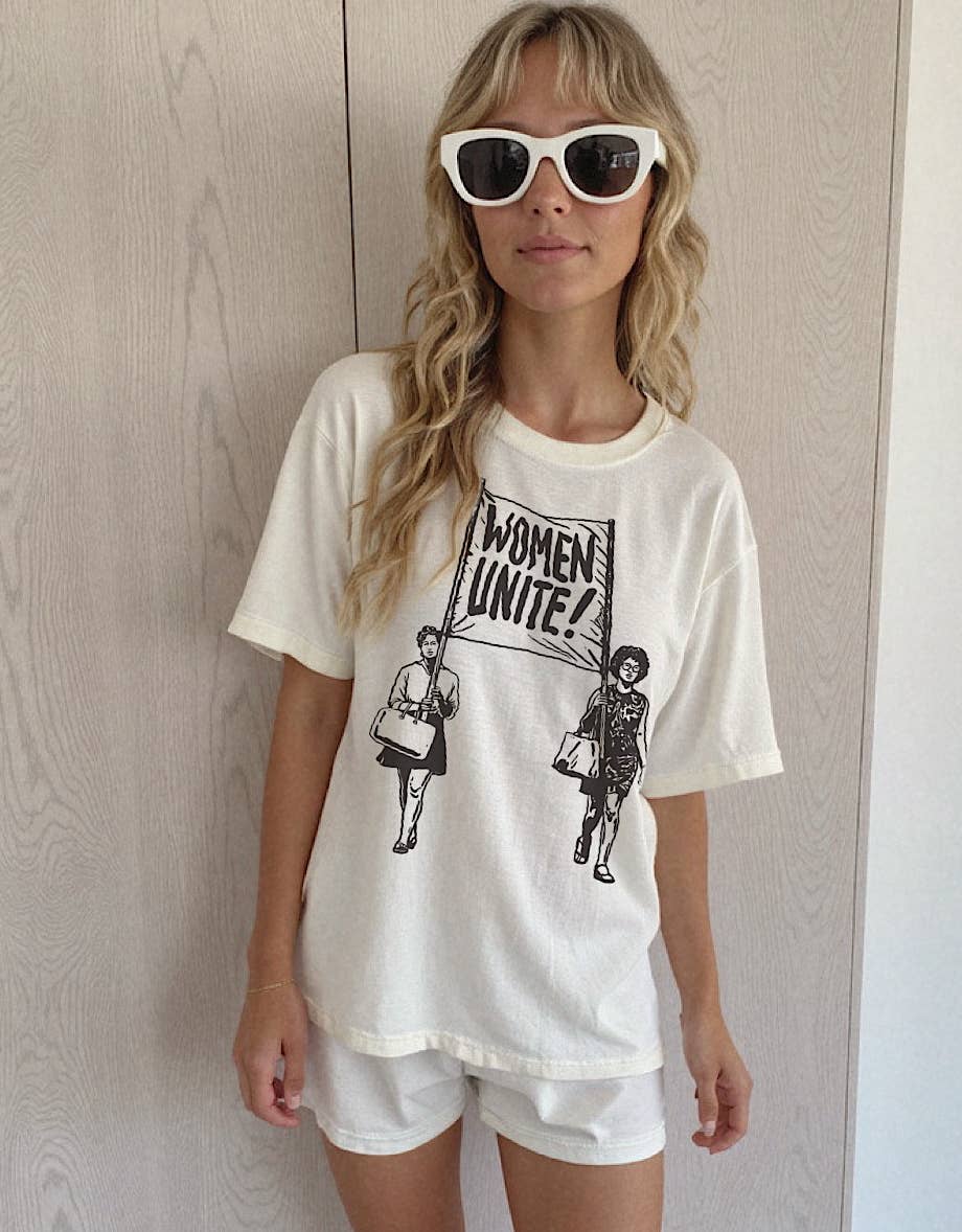 Women Unite Feminist Social Justice Graphic Tee