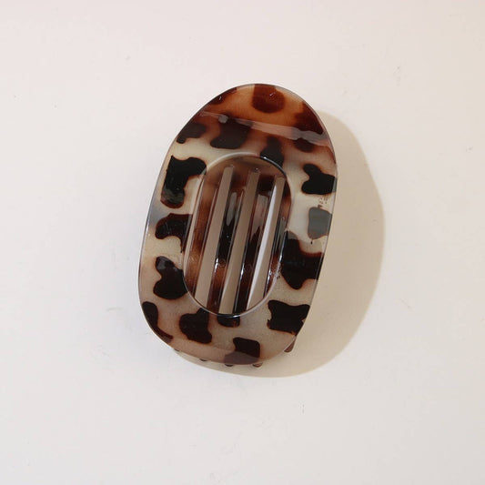 Oval Flat Hair Clip for Women