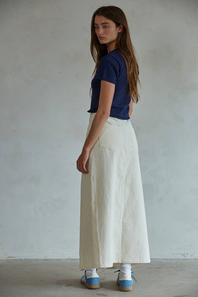 Mocha Knit Sweater Crop Top Tee