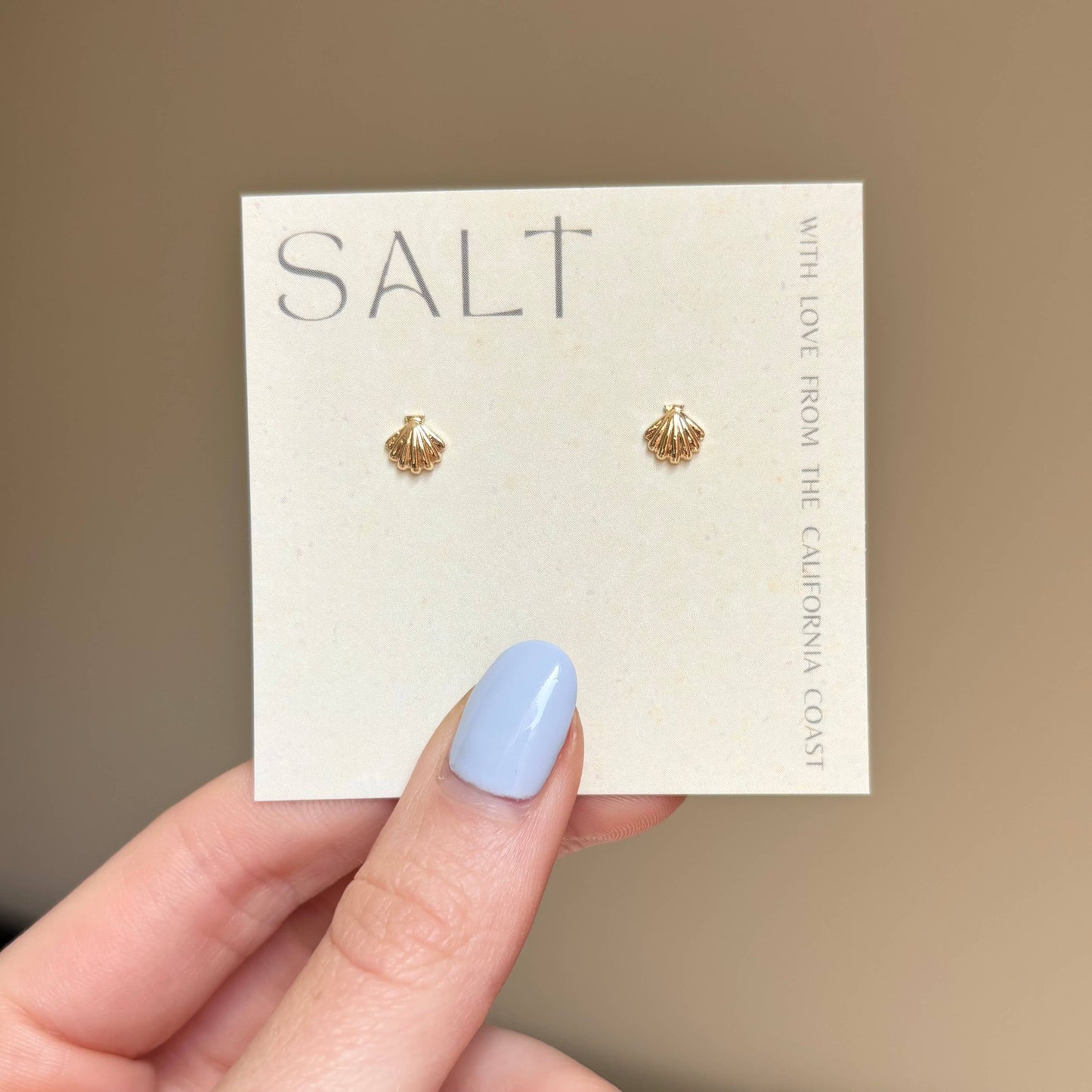 Seashell Stud | 18K gold