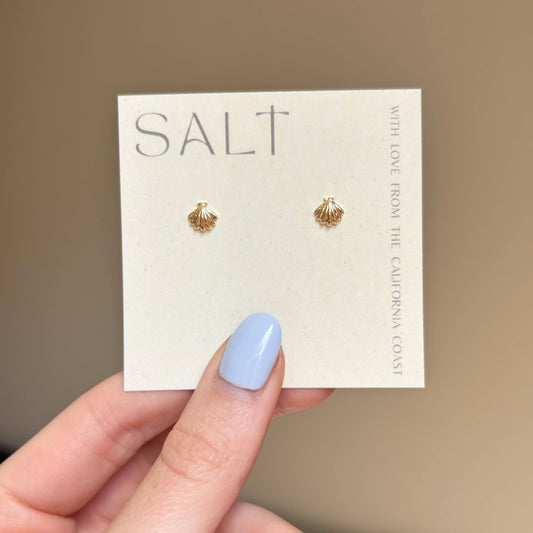Seashell Stud | 18K gold