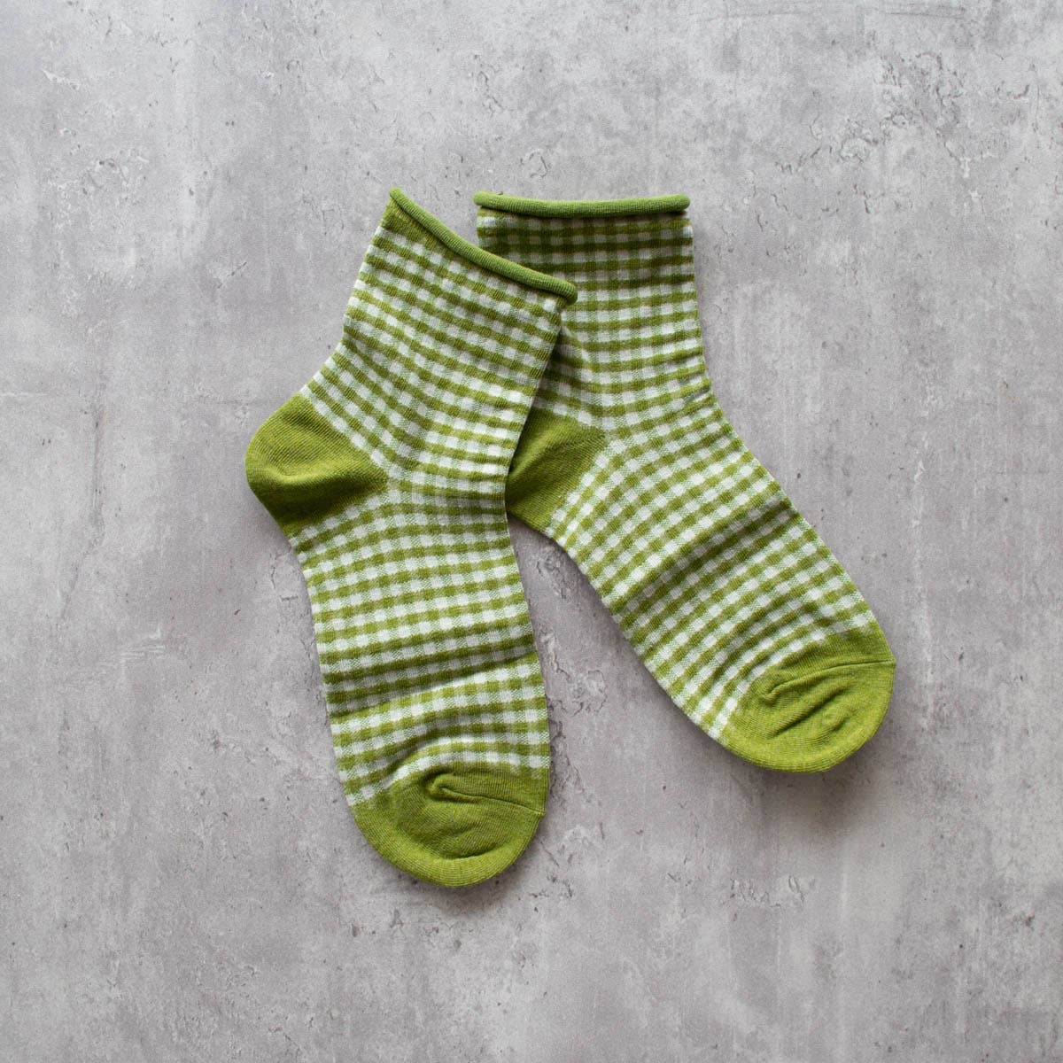 Picnic Mid Crew Socks Lime