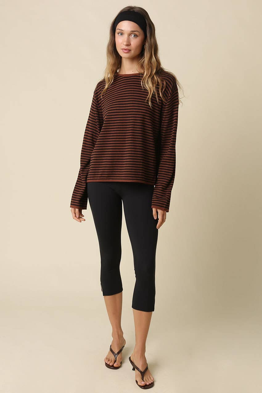 Margie Stripe Long Sleeve Top