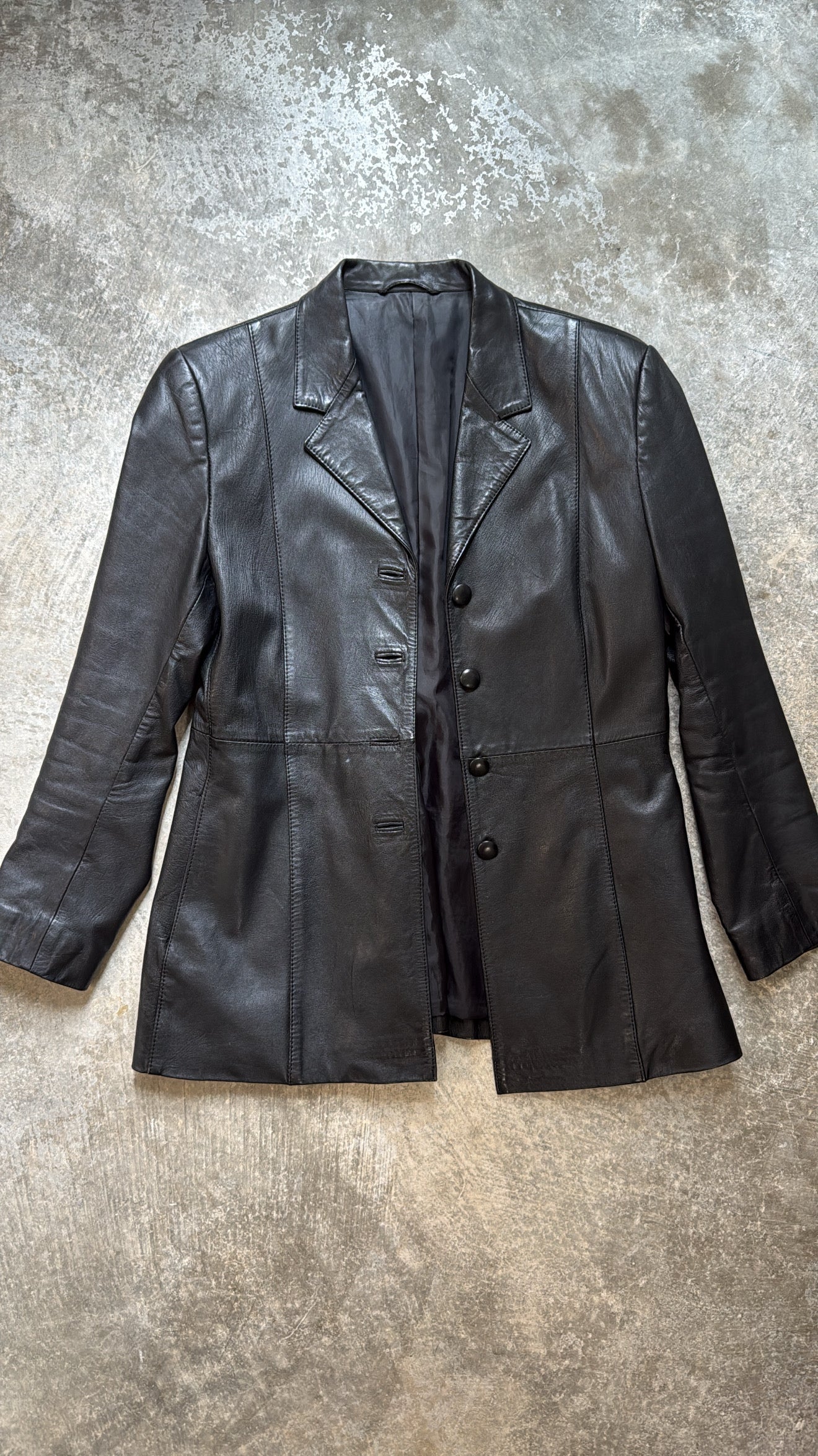 Vintage 90’s Soft Genuine Leather Jacket