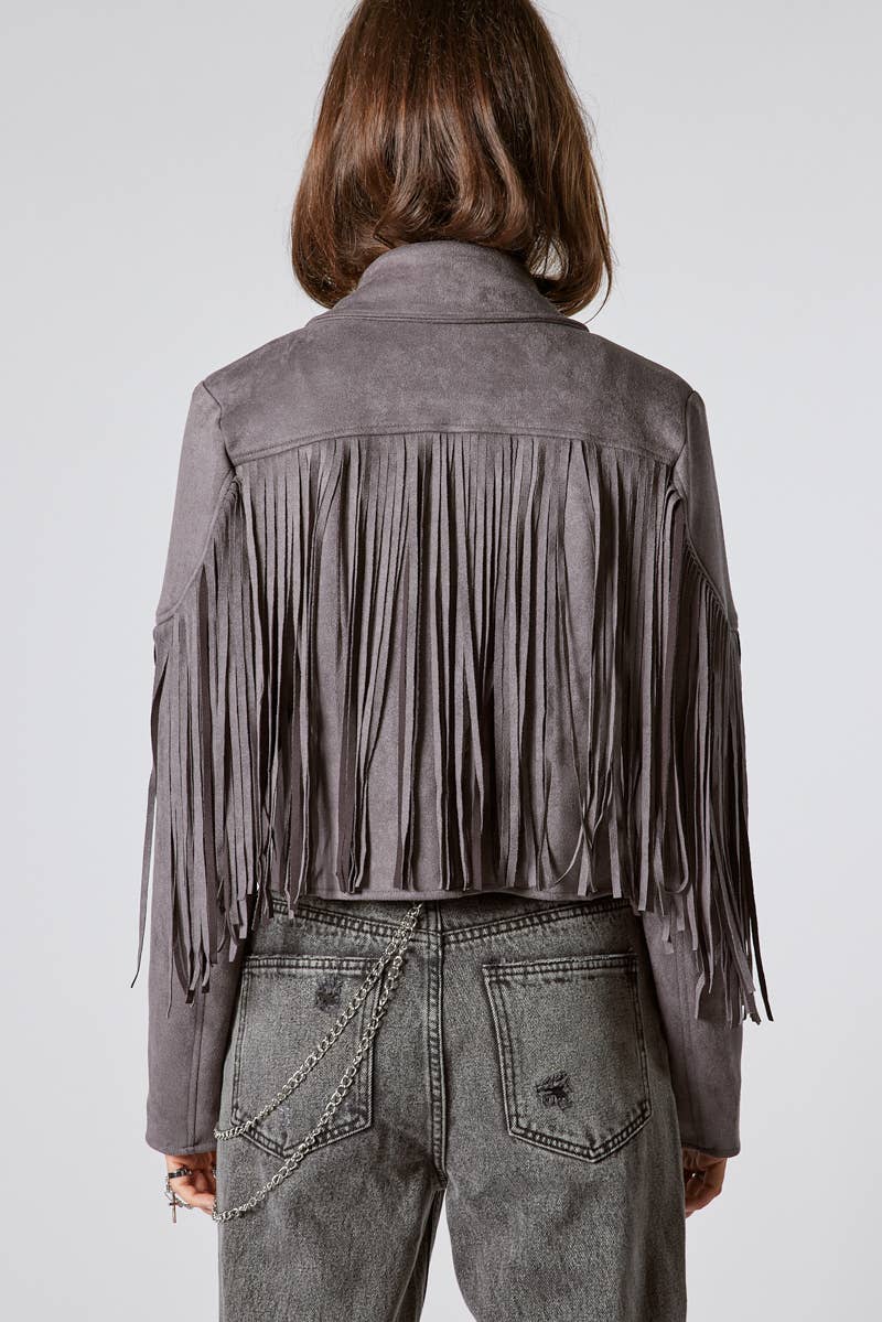 Willie Fringe Suede Jacket