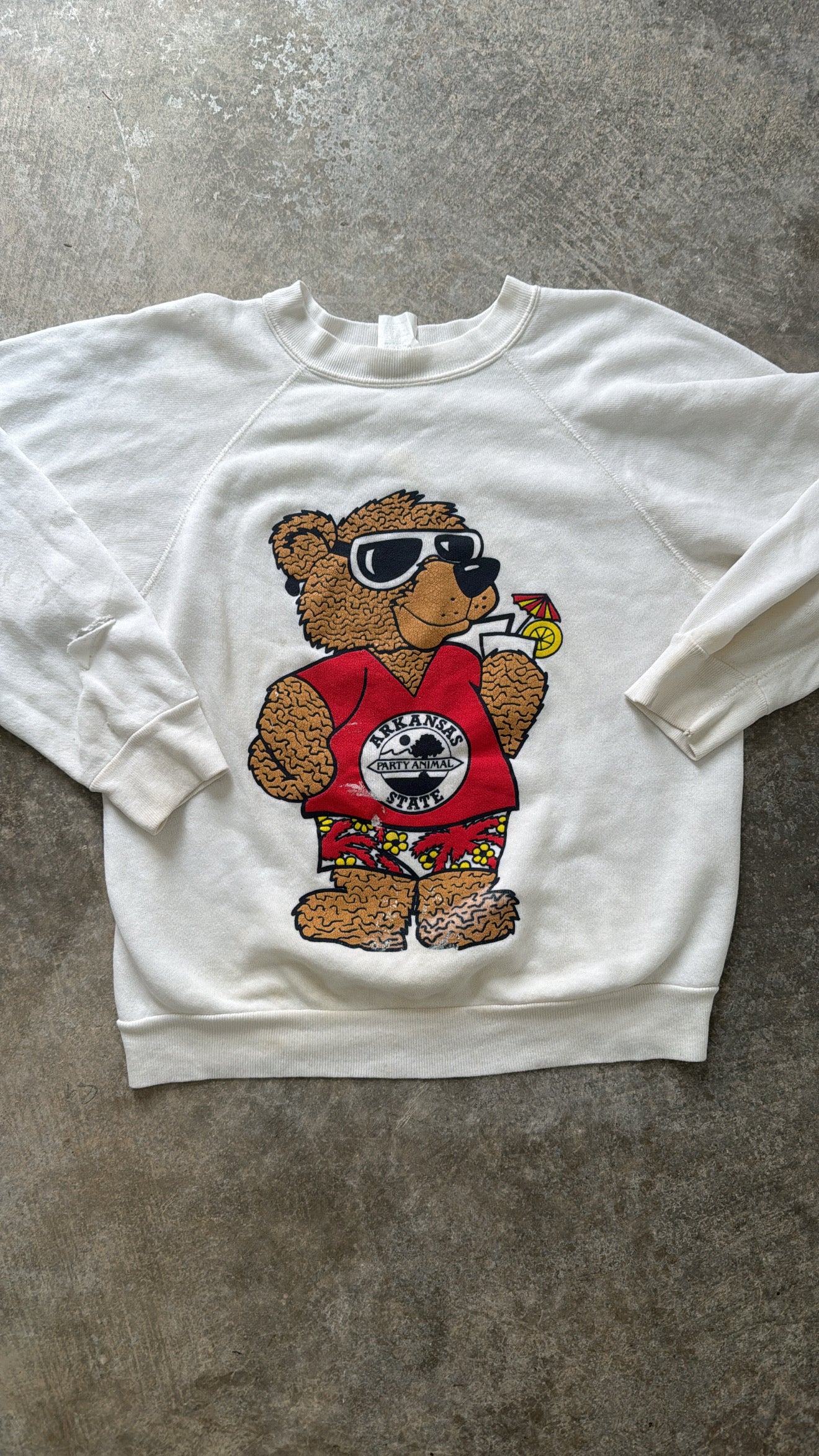 80’s Arkansas Party Animal State Crewneck