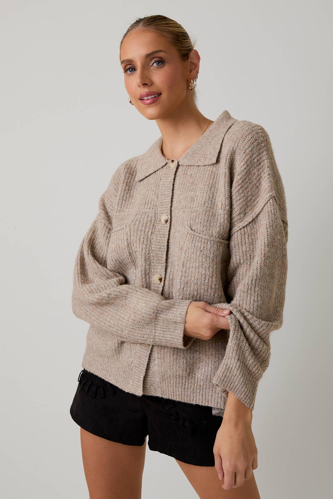 Claira Knit Button Up Cardigan