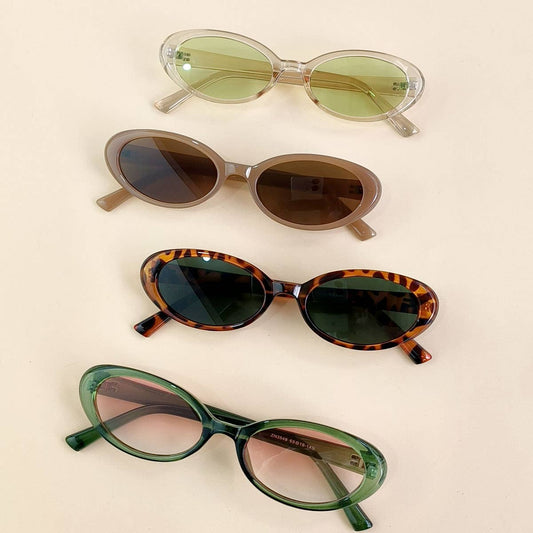 Retro Small Oval Sunglasses