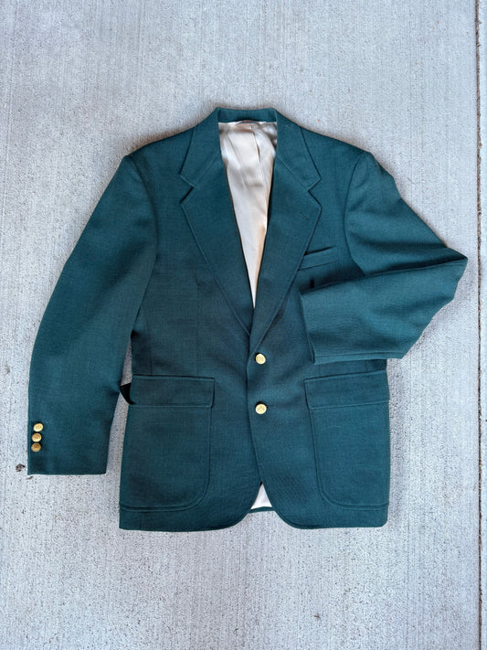 Vintage Teal Suit Coat