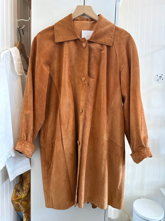 Vintage 70’s Italian Leather Coat