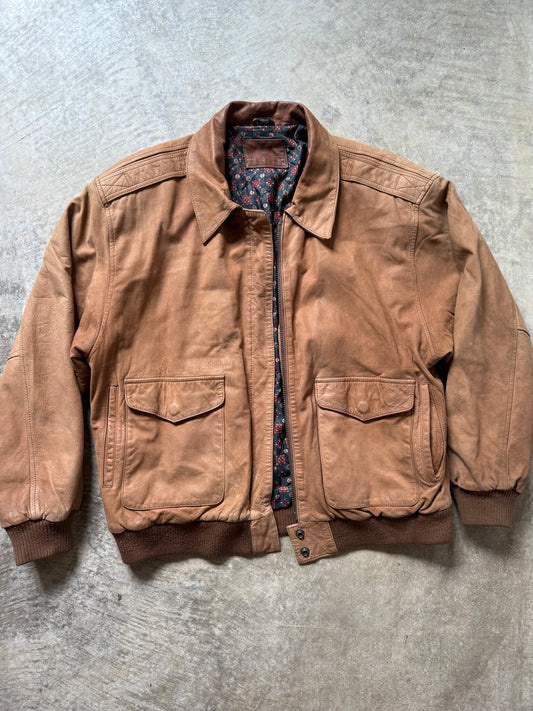 Vintage Genuine Leather Bomber