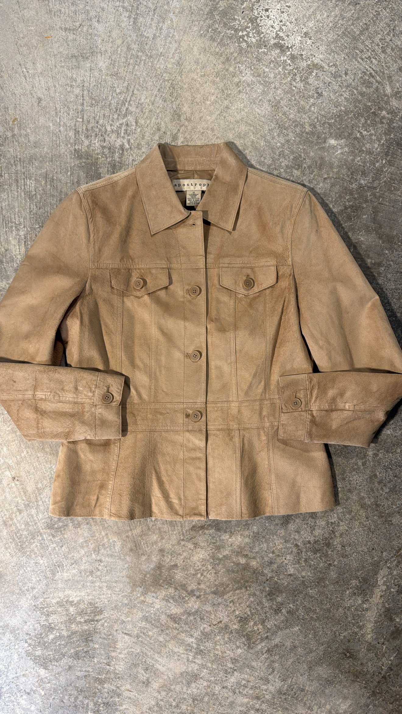 90’s/Y2K Lightweight Suede Jacket