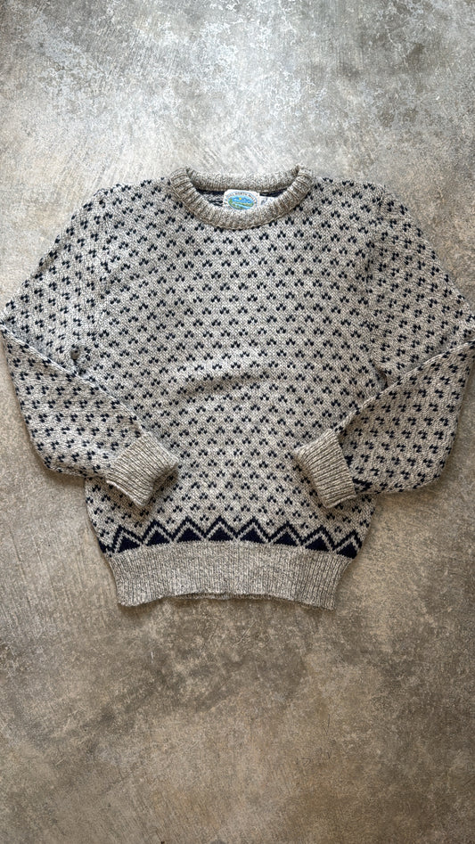 Vintage North Royal Mills Fair Isle Sweater