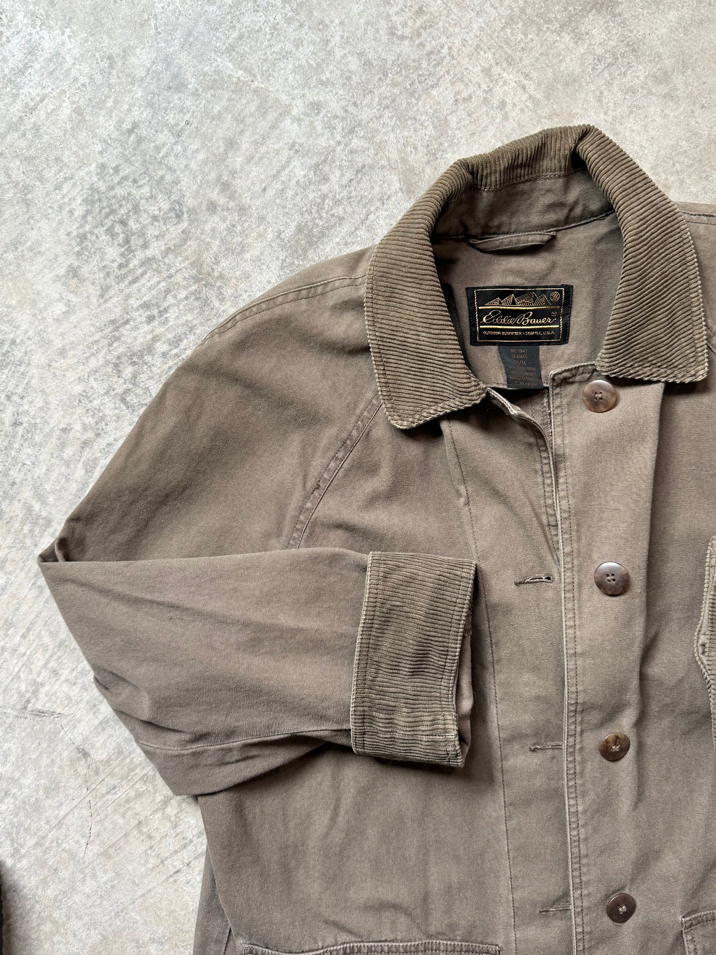 Vintage Dark Olive Barn Style Trench