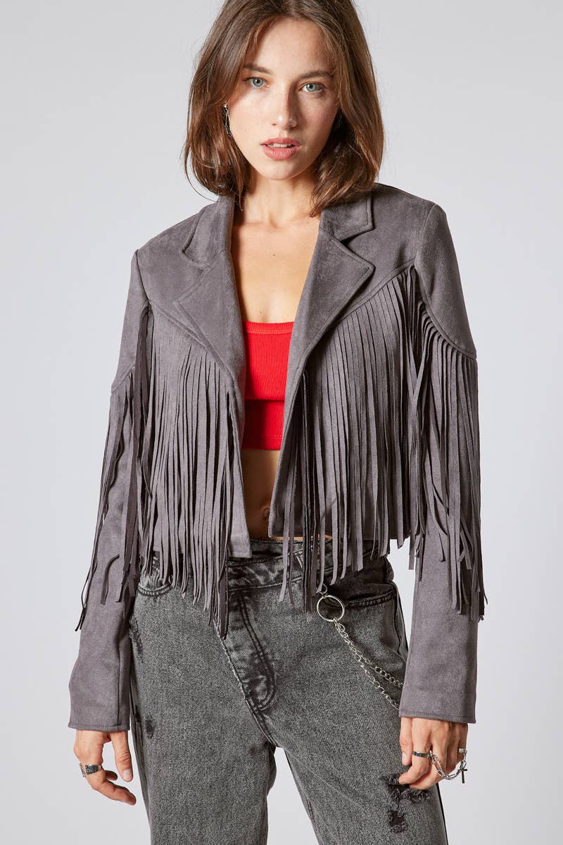 Willie Fringe Suede Jacket