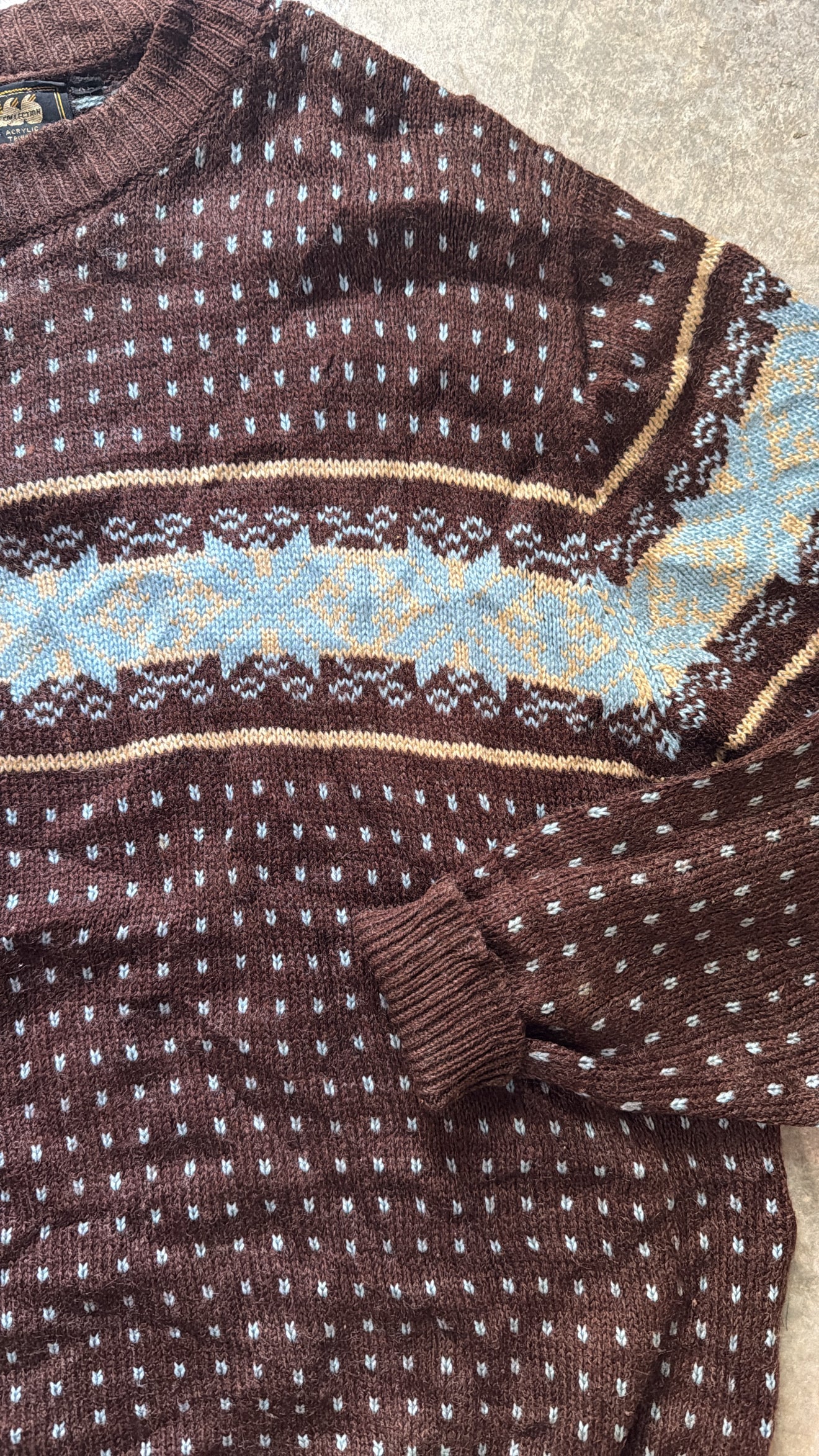 Vintage 70’s Nordic Ski Sweater