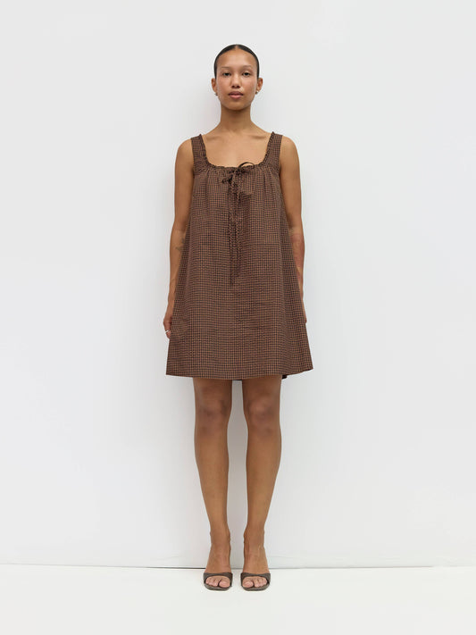 Gabby Plaid Mini Dress