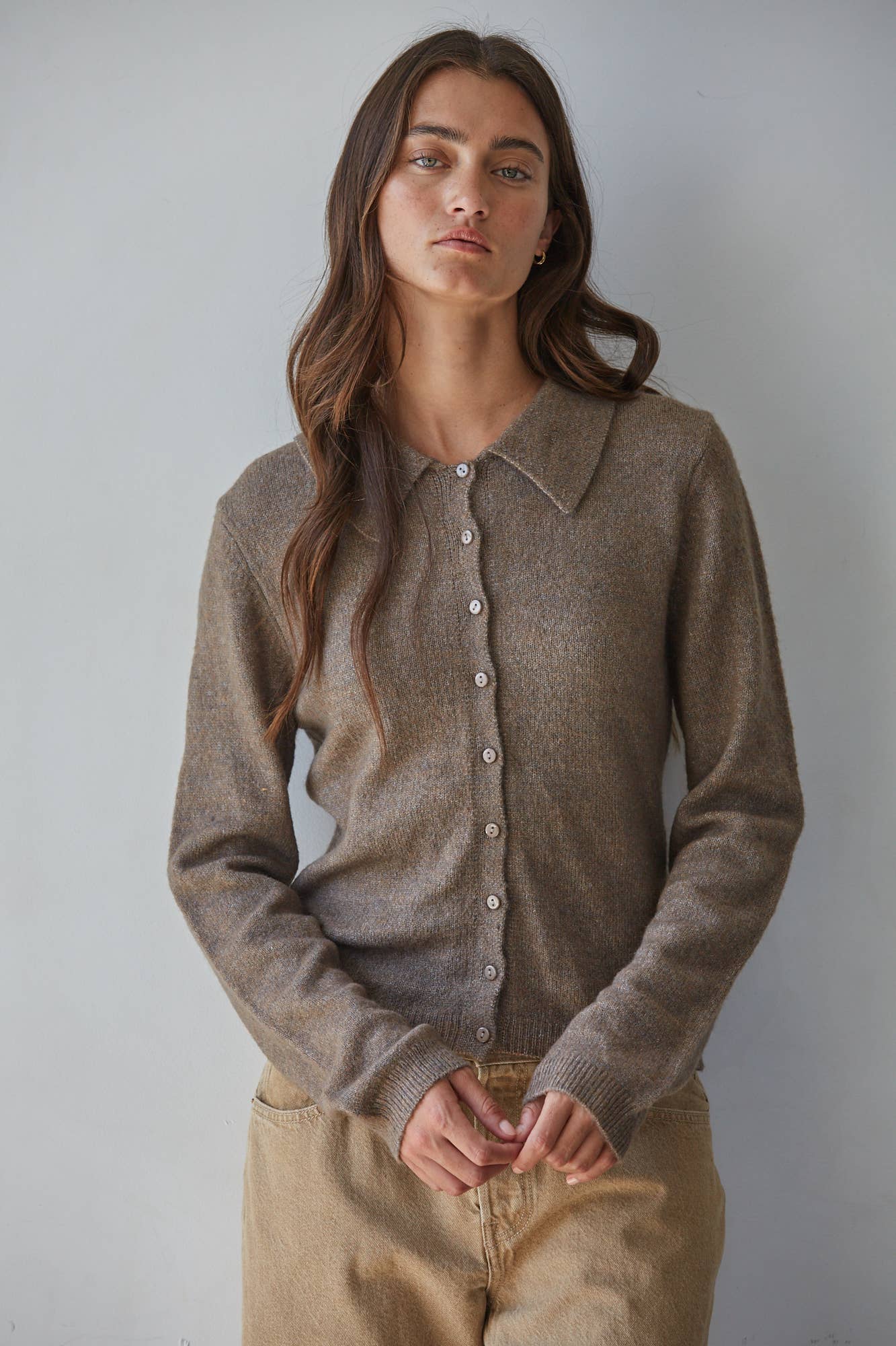 Helena Knit Button Down Cardigan