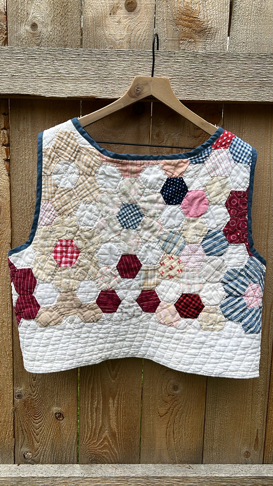 Hexagon Flower Quilt Tank Top (1960’s)