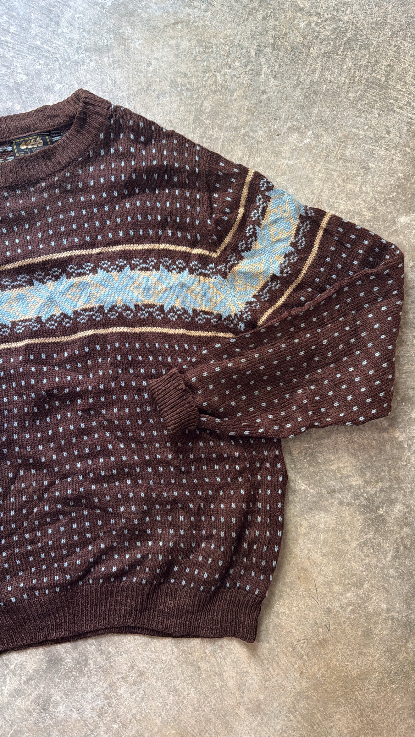Vintage 70’s Nordic Ski Sweater