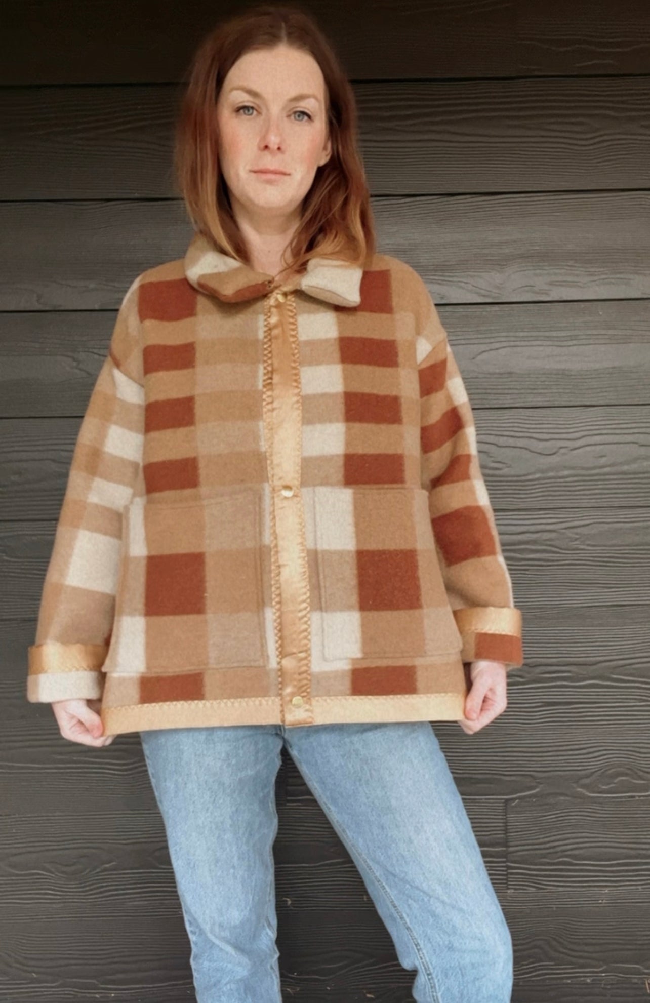 Signature Vintage Fleece Timber Blanket Coat