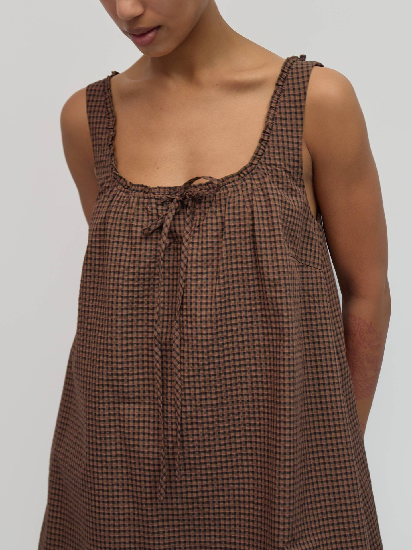 Gabby Plaid Mini Dress