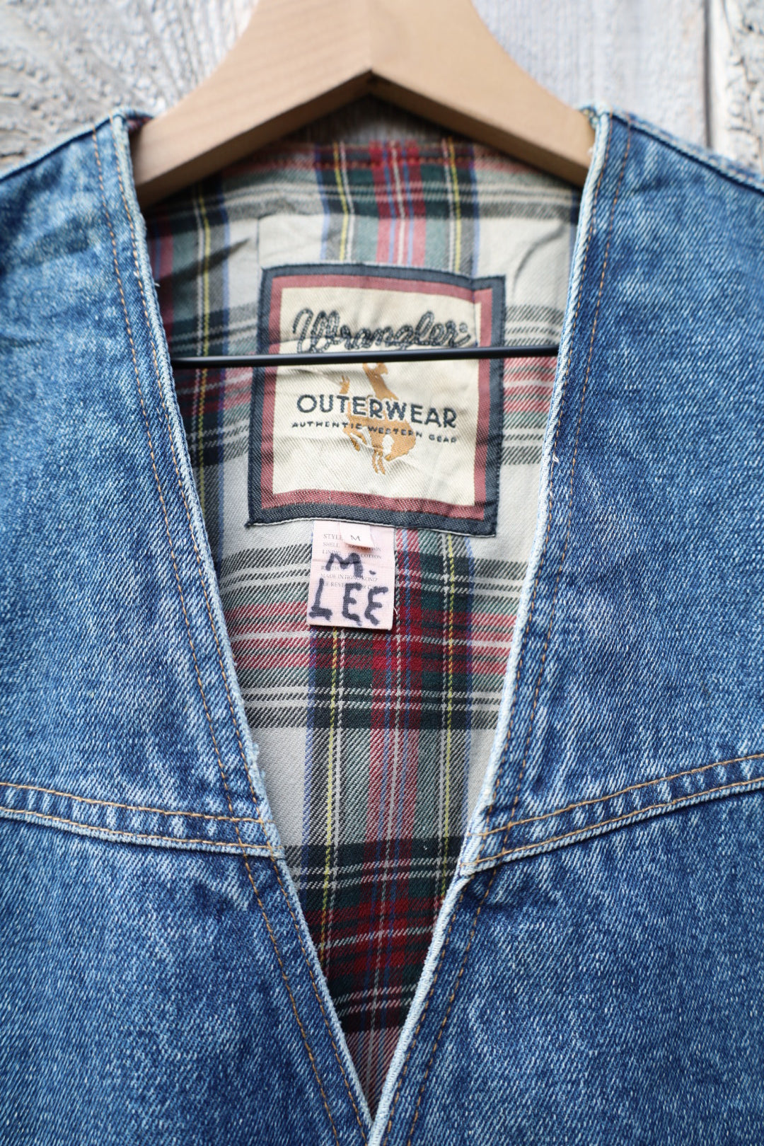Vintage Wrangler Denim Vest