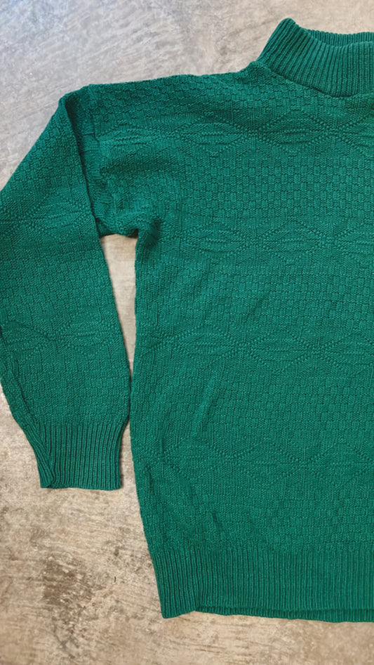 Vintage 80’s Kelly Green Sweater