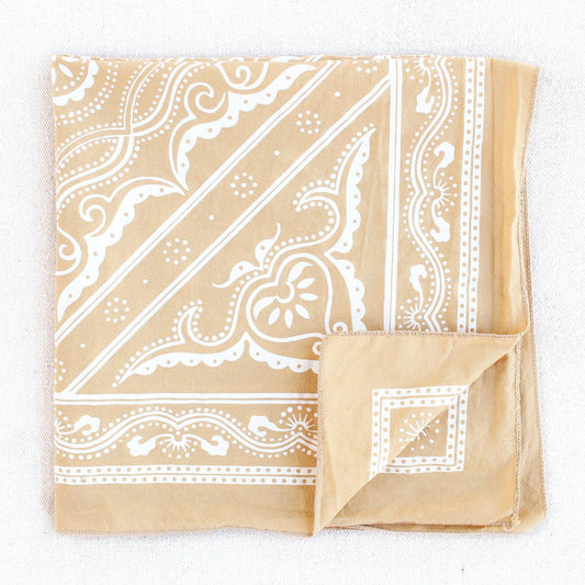 Sand Bandana, Western Print