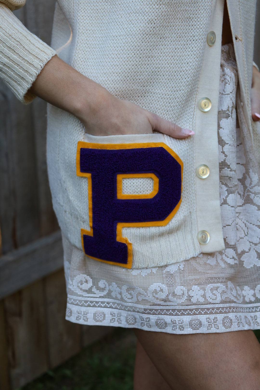 60’s Varsity Wool Cardigan Sweater