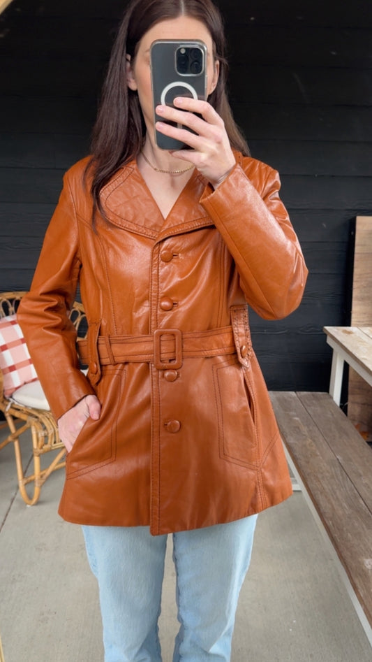 70’s Era Tannery Genuine Leather Jacket