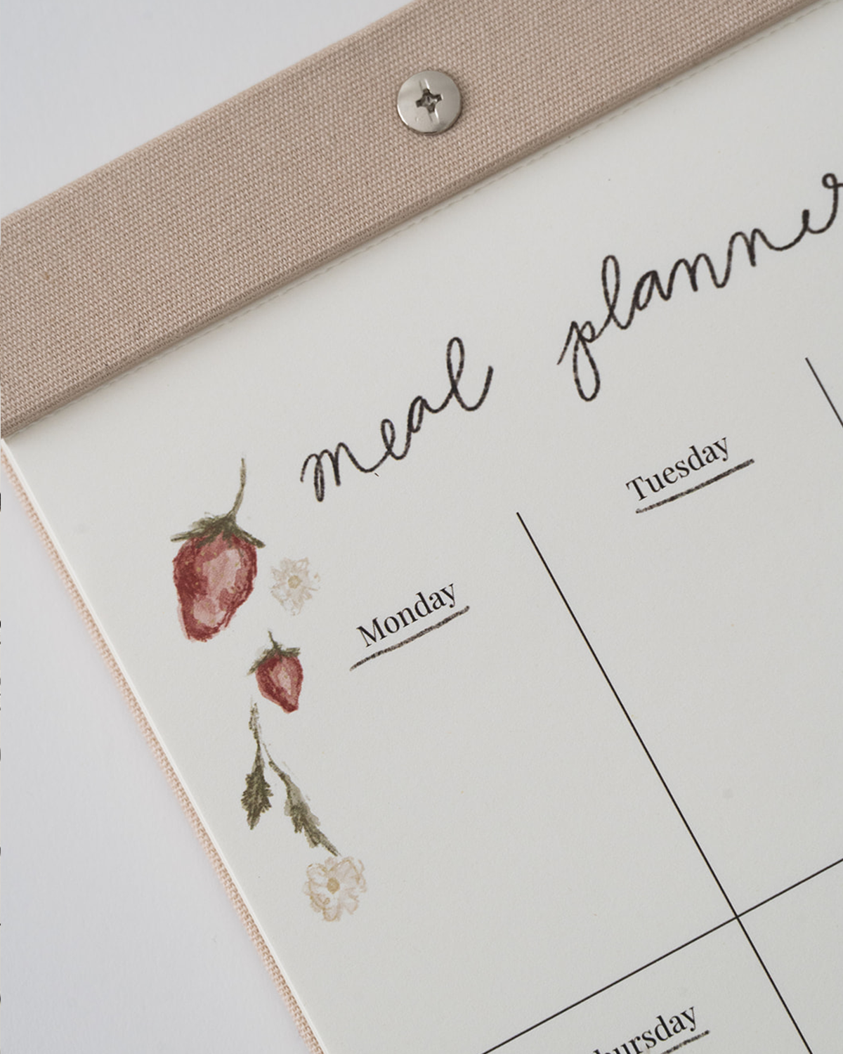 Meal Planner Notepad