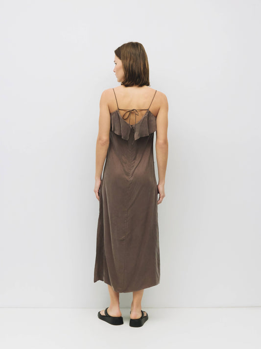 The Marlowe Dress | Modal Ruffled Maxi Dress