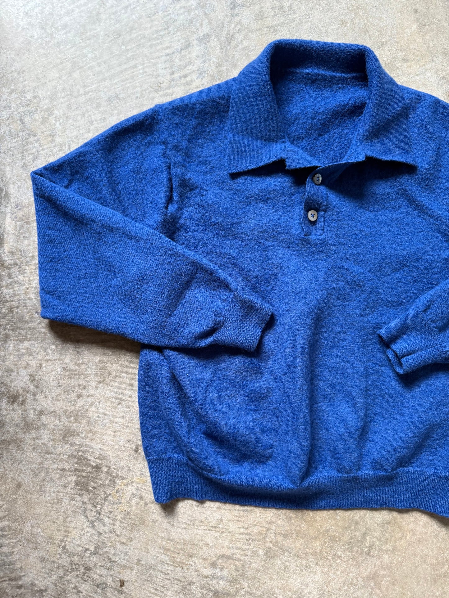 Vintage Cobalt Blue Sweater