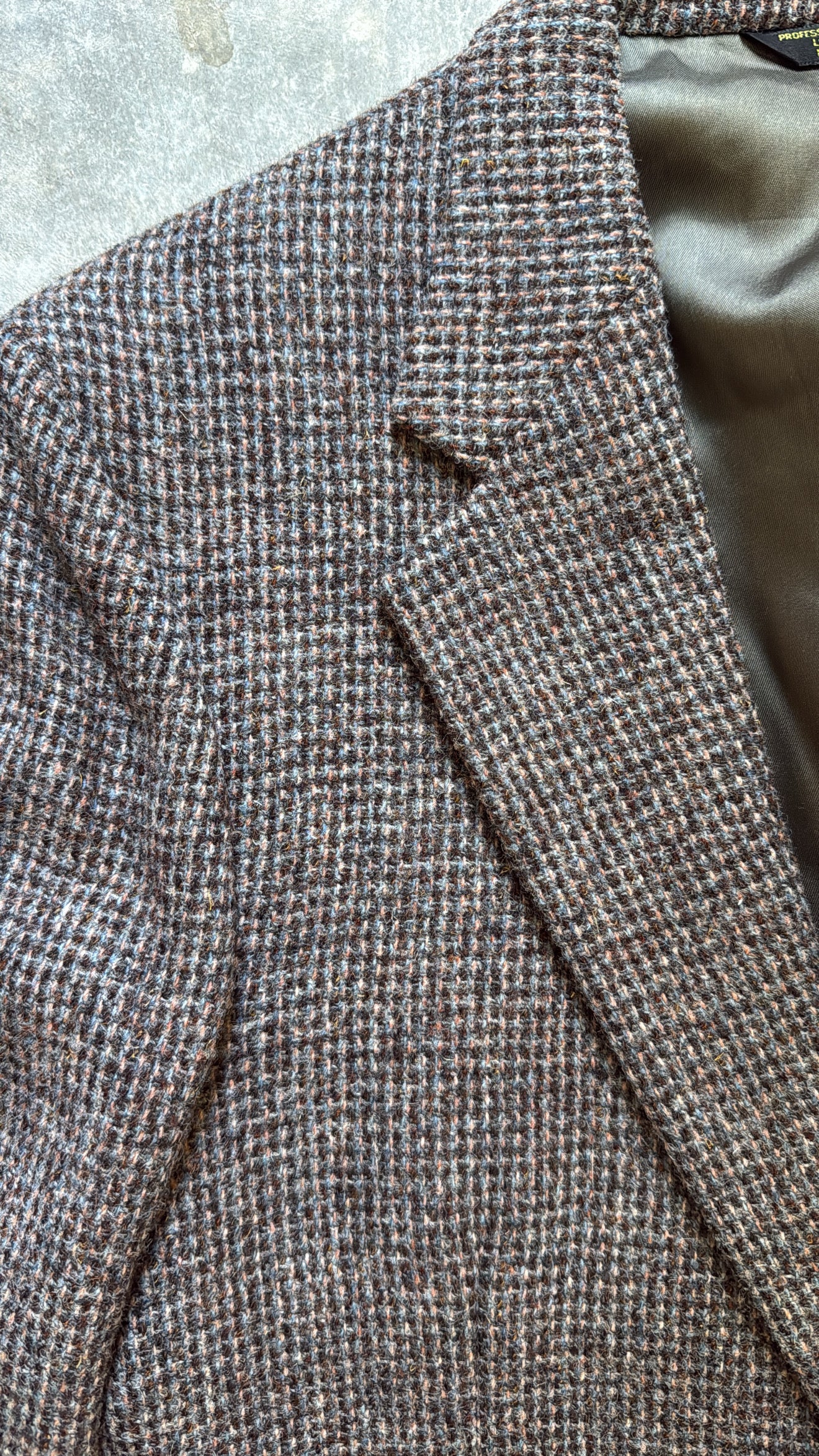 Vintage 1970’s Scottish Wool Tweed Sports Coat Blazer