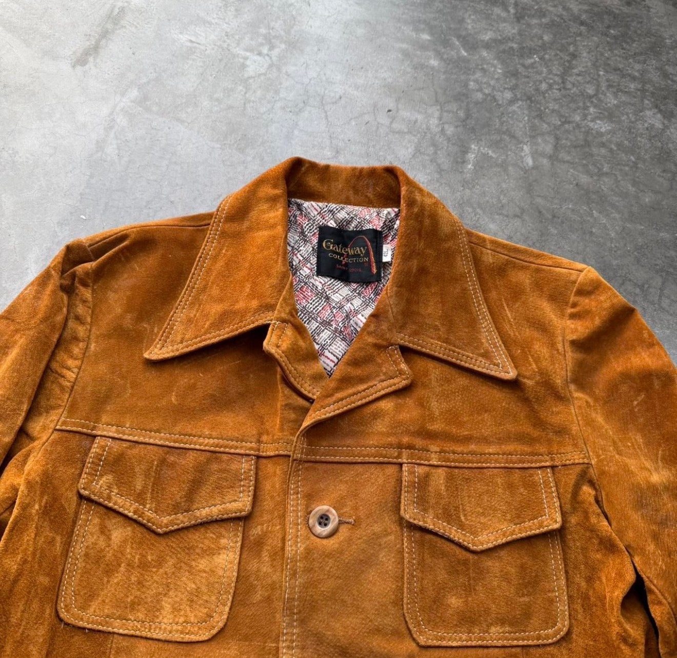 True Vintage Western 70’s Suede Jacket